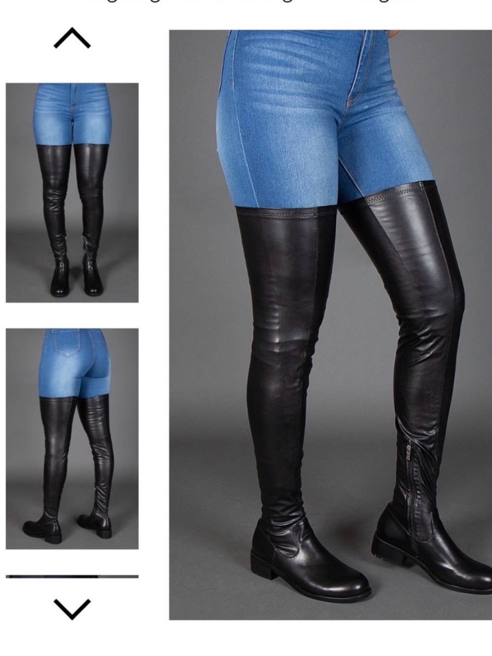 Black Thigh High Riding Boots - Classic Women's Style